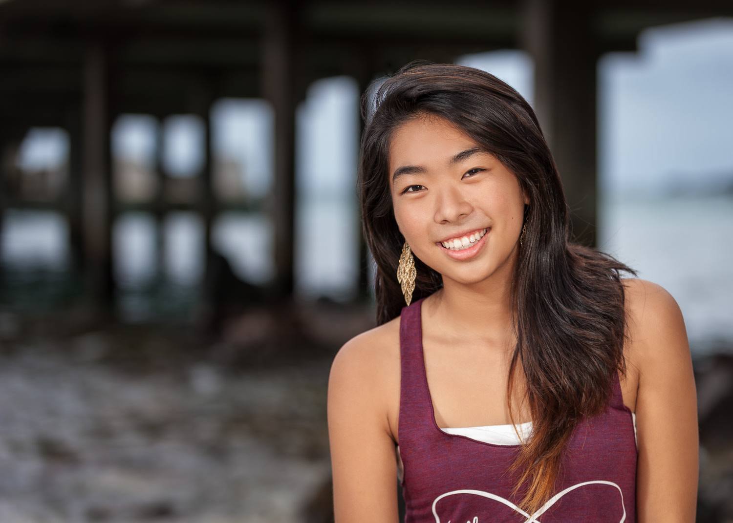 Oahu senior portrait photographer.