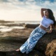 Model portfolio update photo shoot ojn the east side of Honolulu.