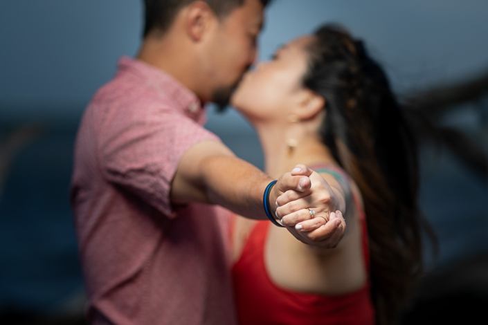 Engagement photography with Christen & Brett on Oahu.